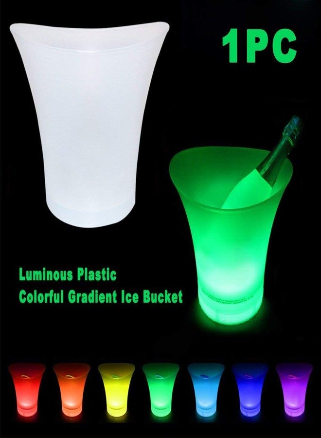 Arkit 5L LED Ice Bucket, Waterproof Plastic LED Ice Cubes Liquid Sensor Water Activated Reusable Glowing, Best for Party Wedding Decoration Gift - Image 3